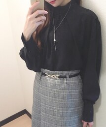 ハイネックブラウス | シャツ/ブラウス