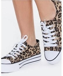 FOREVER 21 | Leopard Platform Sneakers (スニーカー)