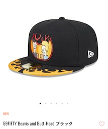 NEW ERA | 59FIFTY Beavis and Butt-Head ブラック(キャップ)