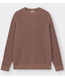 GU | 透かし編みニットプルオーバー　￥2,990  XLサイズ(ニット/セーター)
