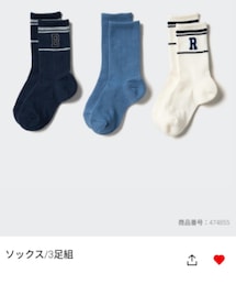 UNIQLO | color:68 BLUE(ソックス/靴下)