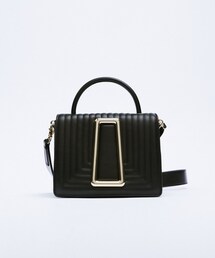 ZARA | メタルディティール シティバッグ(ショルダーバッグ)