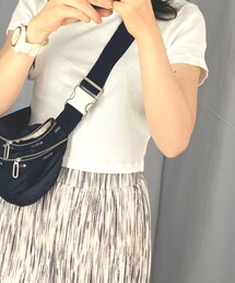 UNIQLO | リブクロップドT(Tシャツ/カットソー)