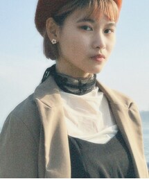 CC.J wear | 蕾絲透色花紋(付け襟)