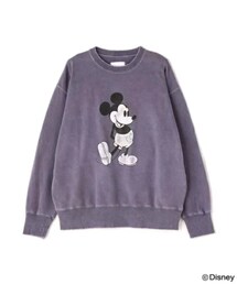 ANCELLM | MICKEY PRINT DAMAGE SWEAT SHIRT(スウェット)