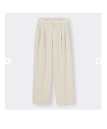 GU | タックワイドパンツ(XL)(その他パンツ)