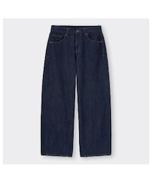 GU | ローライズバギージーンズ(WOMEN L)(デニムパンツ)