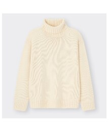 GU | ローゲージタートルネックセーター(XXL)(ニット/セーター)