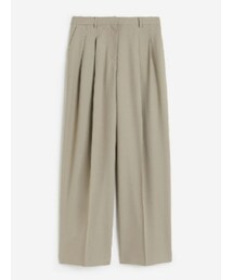 H&M | ウールブレンドワイドパンツ(size42)(スラックス)
