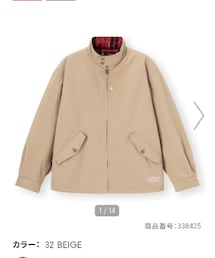 GU×UNDERCOVER | パデットツイルブルゾン(Lサイズ)(ブルゾン)