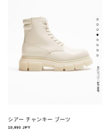 ZARA | シアーチャンキーブーツ(41)(ブーツ)