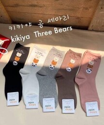 Kikiya Three Bears | ソックス/靴下