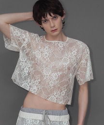 ELCHELE | LACE UNIVERSAL TEE / White(Tシャツ/カットソー)