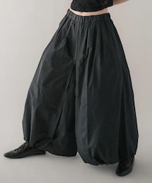 ELCHELE | CHAMBRAY SKIRT LIKE PANTS black/36(パンツ)