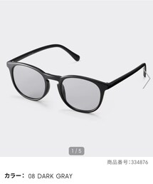 GU | カラーレンズウェリントンファッショングラス+E(サングラス)