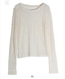 COQULE | レースシアートップス(Tシャツ/カットソー)