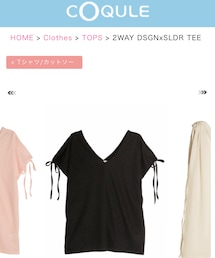 COQULE | COQULEオンライン(Tシャツ/カットソー)