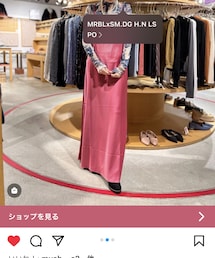 COQULE | COQULE Instagramより。色違い掲載。(ワンピース)