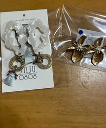 我が家のアイドルのお友達からのプレゼント🎁 | ピアス（両耳用）