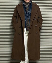80s古着(ヘビーウエイト)コート | トレンチコート