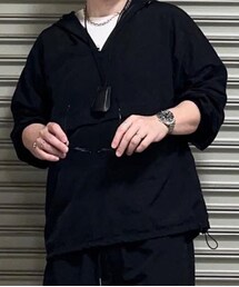 ハーフジップナイロンパーカー | パーカー