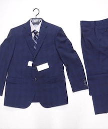 LANVIN collection | LANVIN ランバン コレクション 微光沢濃紺サマーウールスーツ198000LEON掲載ジョイックス取扱¥198000(セットアップ)