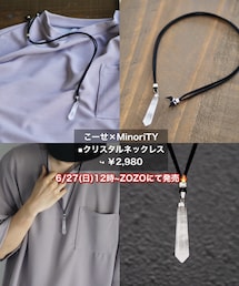 コラボクリスタルネックレス6/27(日)12時〜発売🔥 | ￥2,980(ネックレス)
