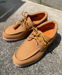 Timberland | andrelMhoffwann × Timberland 3 Eye Classic Lug "Wheat"(モカシン/デッキシューズ)