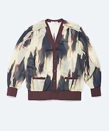TOGA TOO | SHEER JERSEY PRINT CARDIGAN ¥50600 M(カーディガン/ボレロ)