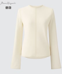 UNIQLO | シアークルーネックTシャツ　L(トップス)