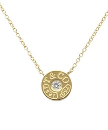 TIFFANY&Co. |  1837 サークル 1PD K18YG イエローゴールド (ネックレス)