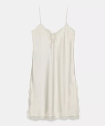 ZARA | ZW COLLECTION レースキャミソールワンピース xs ¥10,990 (ワンピース)