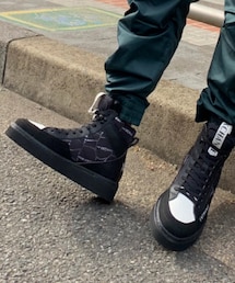 ARMANI EXCHANGE | XUZ043/XV640/S277 ハイカットロゴシューズ(スニーカー)