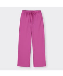 GU | リブイージーワイドパンツ(パンツ)