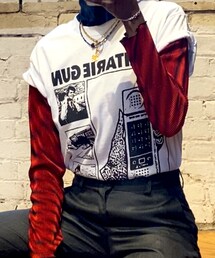 militarie gun band tee | Tシャツ/カットソー