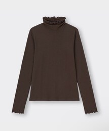 GU | ソフトリブタートルネック(Tシャツ/カットソー)