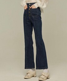 tnewties | お風呂に入りながら歌うアニー　Blue navy normal long(デニムパンツ)