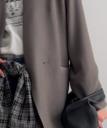 meilmada | ノーカラージャケット