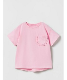 ZARA KIDS | レースポケットTシャツ(Tシャツ/カットソー)
