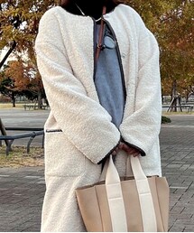 しまむら | ノーカラーコート