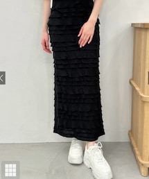 GRL | GRL フリルティアードタイトスカート(スカート)