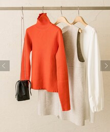 mystic | 2024mystic福袋 タートルニット（orange）(ニット/セーター)