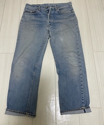 Levi's | 70sリーバイス501の66後期モデルです。66らいしアイスブルーがお気に入り♫実は66前期も所有しているのですが股が破けてしまいリペアに出すかずっとお悩みしております🤣(デニムパンツ)