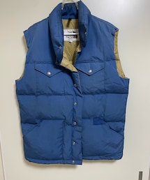 THE NORTH FACE | 70sノースフェイスの茶タグです。この時代の色とデザインは本当に可愛いです。(ダウンベスト)
