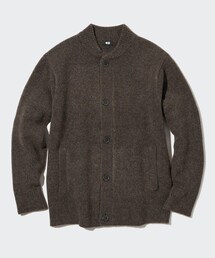 UNIQLO | 【UNIQLO】Soufflé Yarn Long-Sleeve Cardigan ; Product ID - 451604(カーディガン/ボレロ)