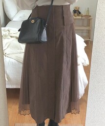 mystic | サイド切替プリーツスカート(スカート)