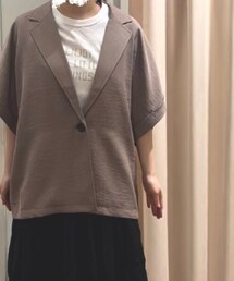 Samansa Mos2 blue | ジャケット/アウター