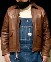 US. Authentic | G-8 leather flight jacket(ミリタリージャケット)