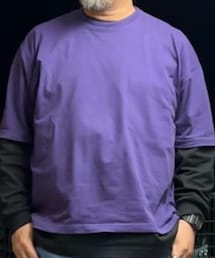 LOS ANGELES APPAREL | oversized cropped tee(Tシャツ/カットソー)