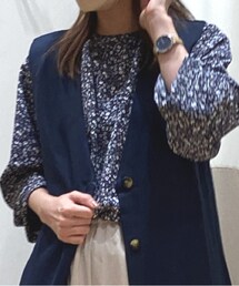 Samansa Mos2 blue | シャツ/ブラウス